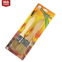 BBQ brush oil brush baking tool wooden handle wool brush accessories pancake brush pancake tool baking Brush sauce brush