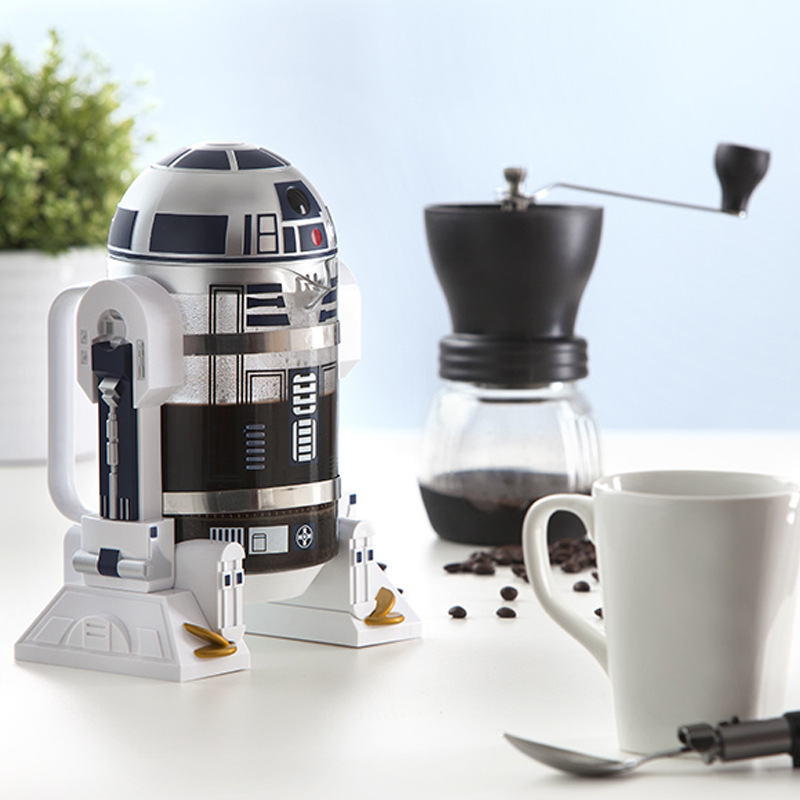 Net Red Star Wars Robot Home Mini Bracelet Coffee Maker Insulation Pot Coffee Maker Mokafa Type Filter Press Pot