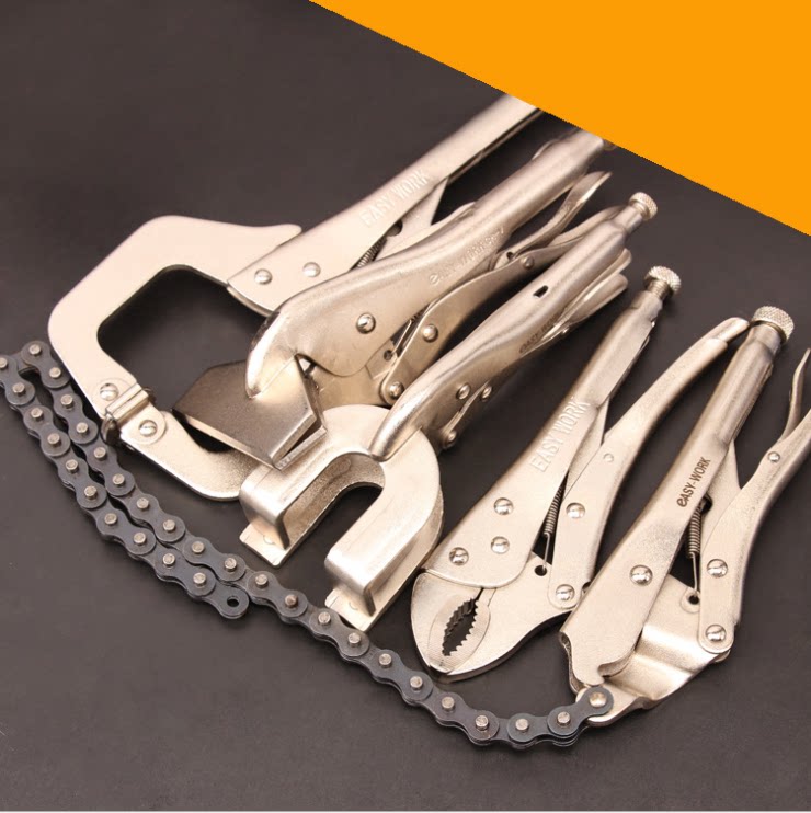 Multifunctional vigorous pliers universal Wanuse heavy duty industrial-grade booster hand pliers tool quick closure fixed tongs