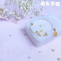 Кролик, браслет, бусины, аксессуар