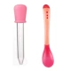 Розовый (сумка) x1+розовый датчик температуры мягкая ложка X1