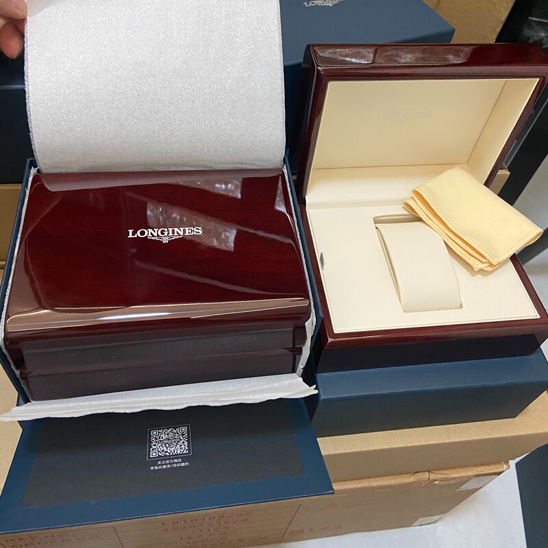  Genuine Longines Brand New Watch Box Wooden Case Watch Box Original Authentic Master Series