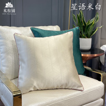 The new cushion contains a core a light luxury simple style pillow a sofa living room model room a super soft square cushion pillow.