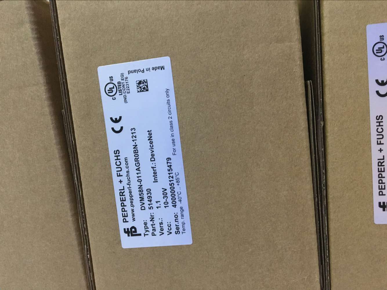 UDC-18GM50-255S-3E1 UC500-30GM-E6R2-V15 Germany P F Pepperl+Fuchs spot