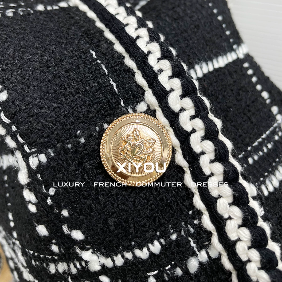 Демисезонная элитная шерстяная ростометрическая куртка, куртка, slim fit, стиль Chanel, французский стиль