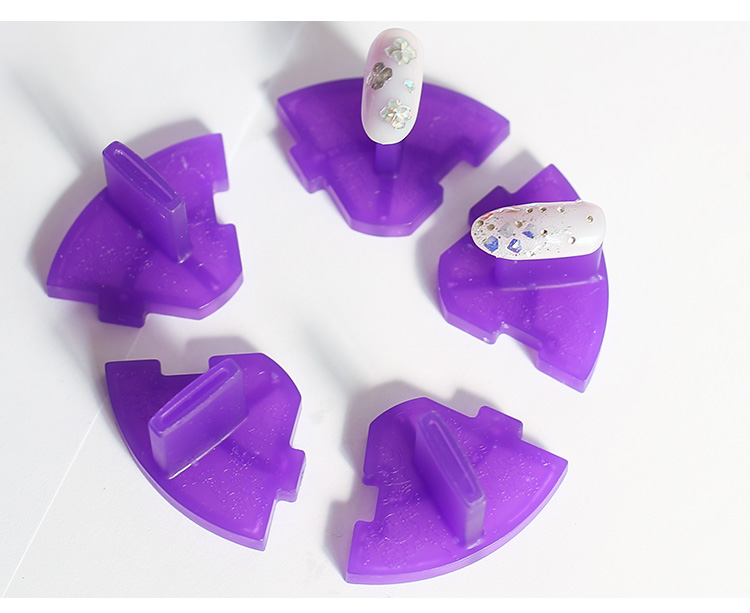 Lotus ghế mảnh hỗ trợ nhựa tập thể dục khung hiển thị chỗ ngồi cố định móng tay công cụ móng tay người mới tập thể dục khung - Công cụ Nail bộ làm móng 12 món
