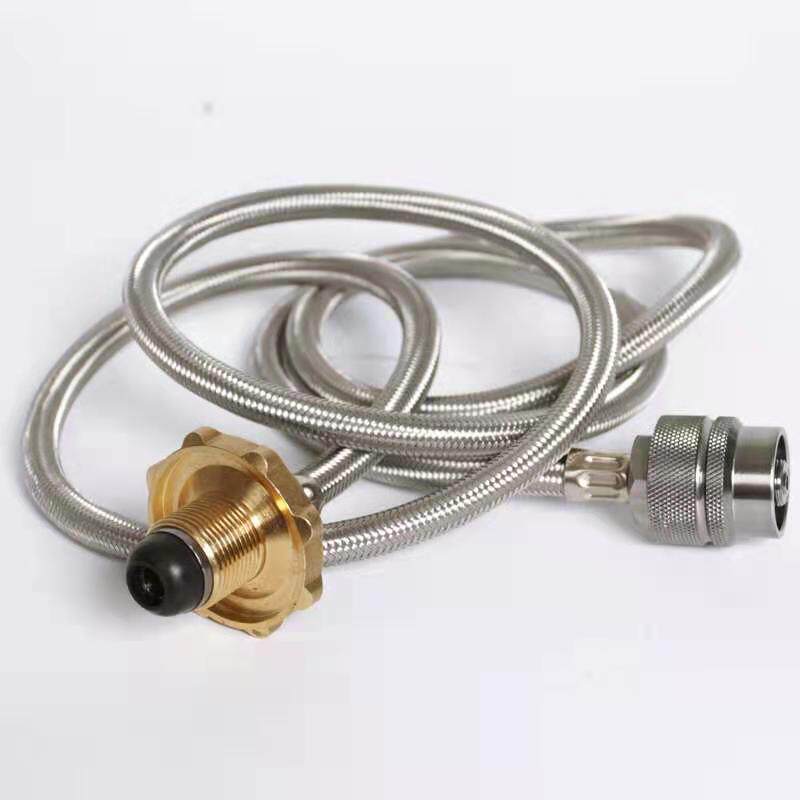 Outdoor gas tank adapter valve liquefied gas tank connection pipe furnace head gas cylinder high pressure connection adapter