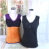 Mùa thu và mùa đông ấm áp và áo vest cashmere của phụ nữ mặc đồ lót từ việc mặc áo ngực định hình cơ thể áo sơ mi dày trung niên áo lót nam sát nách Áo vest
