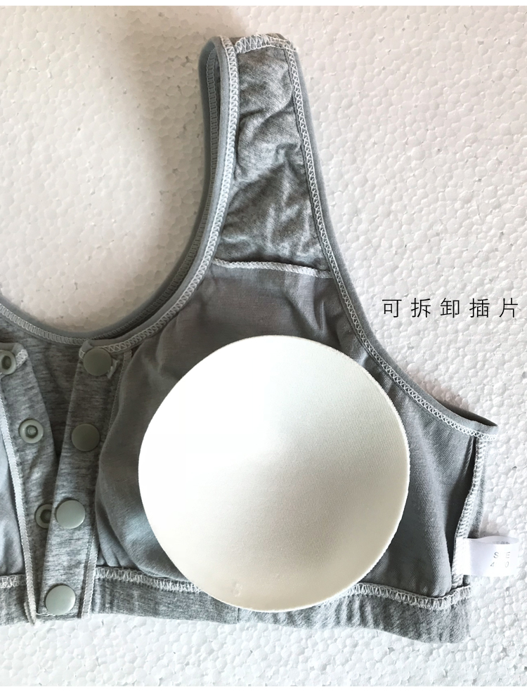 Áo thun cotton trung niên khóa trước Mẹ không có vòng thép thoải mái cỡ lớn áo ngực kiểu áo mỏng tập hợp đồ lót quần lót nữ thun lạnh