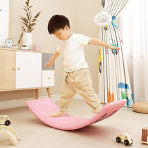 Childrens indoor balance seesaw balance curved board curved seesaw educational household toys sensory sports training