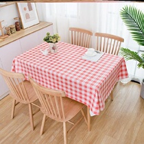 Disposable rectangular tablecloth cloth coffee table pvc waterproof Nordic student oil tablecloth pad desk dining table