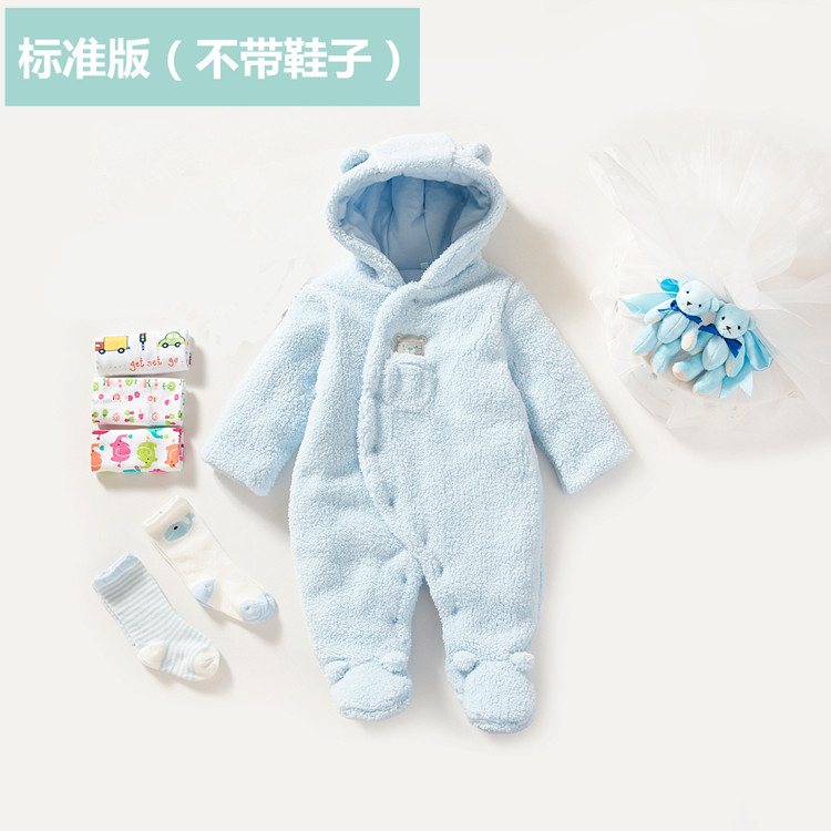 Bộ quần áo trẻ sơ sinh cho bé gái hộp quà tặng sơ sinh bé trai romper mùa đông hộp quà tặng bé trai