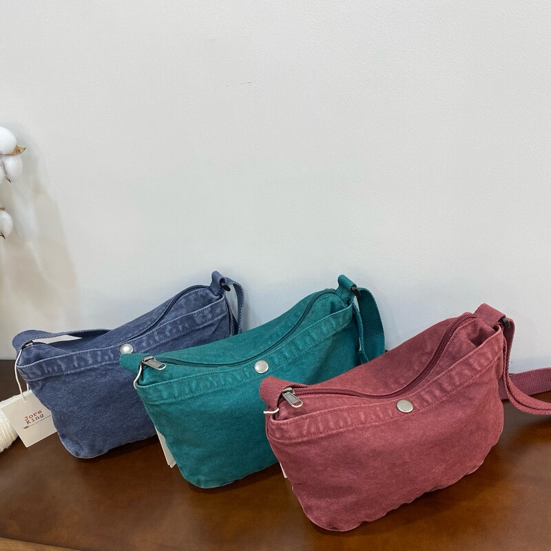 Joreking Canvas Bag for Women 2026 New Style Japanese and Korean Washed Fabric Shoulder Crossbody Bag with Multiple Compartments and Large Capacity Trendy Joreking Canvas Bag for Women 2026 New Style Japanese and Korean Washed Fabric Shoulder Crossbody Bag with Multiple Compartments and Large Capacity Trendy