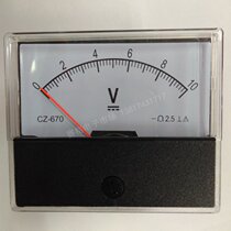 CZ-670 10V DH 670 DC10V DC finger-type 30V voltmeter panel table switch cabinet table