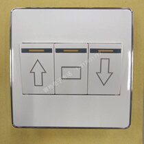 Type 86 garage roller shutter roller shutter tube Zhuang chain motor up and down stop switch reset jog lift button