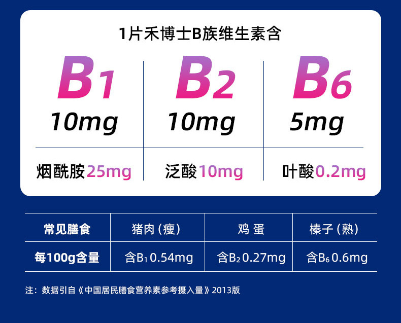 巨人集团 禾博士B族维生素片30片+维C30片组合装 券后9.9元包邮 买手党-买手聚集的地方