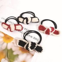 Small fragrant wind Hairband diy material bag handmade crochet wool knitting head rope