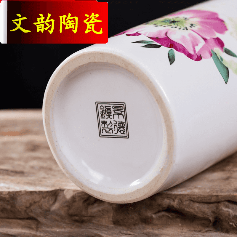 Rhyme small ceramic bottle 1 catty household decoration creative move seal small wine pot liquor empty jars