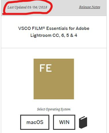 201805-month computer VSCO FILM film grading preset LR PS with cameraprofile calibration