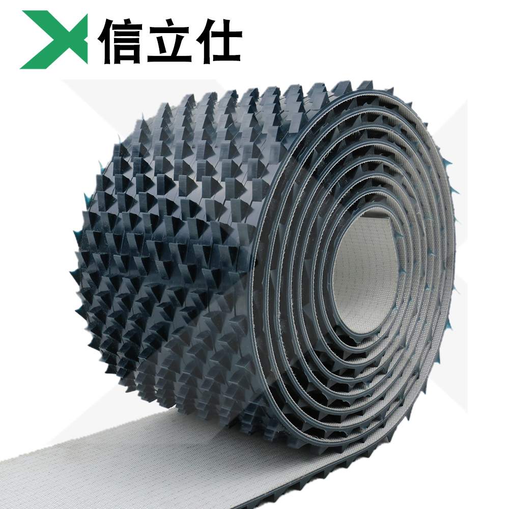 Industrial belt Light ring pattern stone carpentry transport machinery and equipment accessories pvc inverted triangle conveyor belt