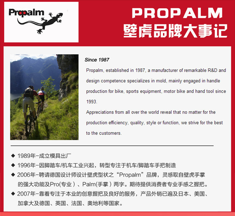 Poignées de vélo PROPALM - Ref 2353287 Image 3