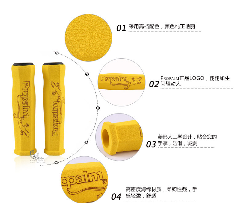 Poignées de vélo PROPALM - Ref 2342075 Image 9