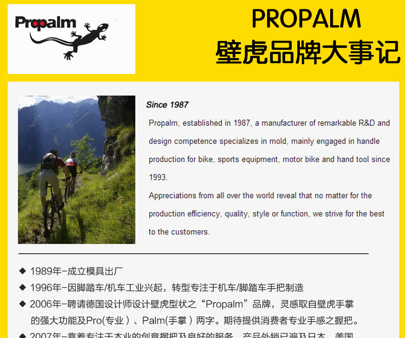 Poignées de vélo PROPALM - Ref 2342075 Image 6