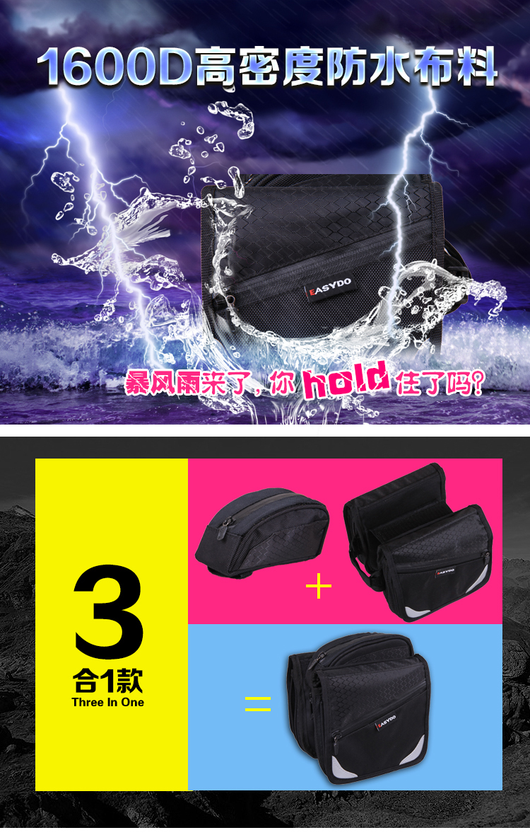 Sacoche pour vélo EASYDO - Ref 2232539 Image 12