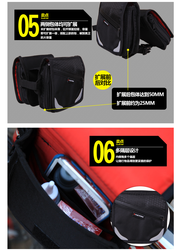 Sacoche pour vélo EASYDO - Ref 2232539 Image 17