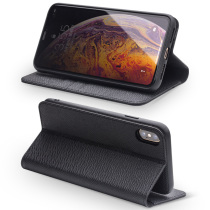 Pursuit cover type pure leather case for Apple XR mobile phone case flip shell XSmax front and rear leather cover