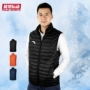 ANTA Anta Solid Color Down Vest Men Winter Winter Đồ lót ấm xuống Áo khoác giản dị - Thể thao xuống áo khoác áo phao nữ hàn quốc