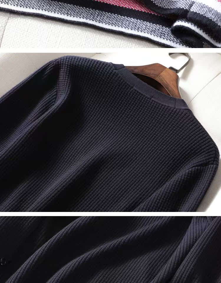 Áo len nam Ajis Áo len dệt kim Merino dành cho nam - Áo len cardigan nam