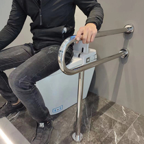 Toilet handrail Elderly safety non-slip toilet barrier-free disability help frame bathroom toilet stainless steel railing