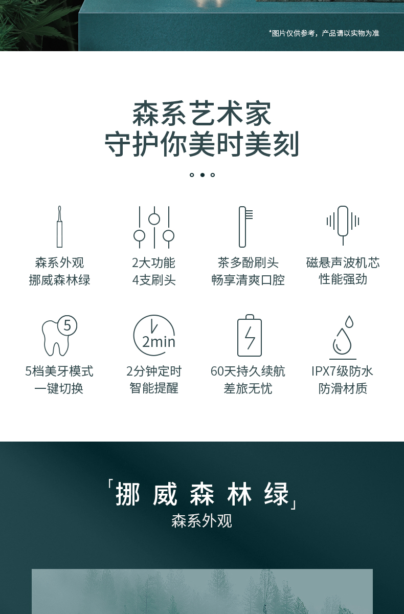 华为智选 力博得 声波电动牙刷 5档调节+感应充电 券后119元包邮 买手党-买手聚集的地方