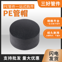 PE PIPE fittings 20 25 32 40 50 63 75 90 110 hot melt welding cap; Plugs plug