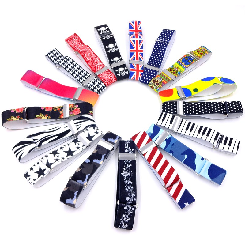 With Shang Shuai cloth Sleeves Hoop woman shirt arm ring arm with bracelet 2 5cm 100 lap elastic arm ring European and American male sleeve ring