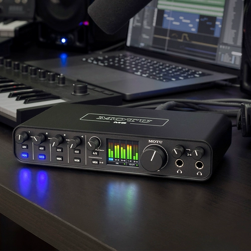Motou Motu M6 Профессиональная внешняя записи, аранжировка гибридного аудио -интерфейса USB Звуковая запись звуковой карты Новый список