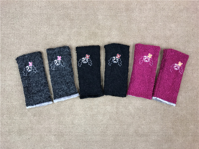 Golf gloves women's autumn and winter export to Japan wool blended mu sports golf clothing