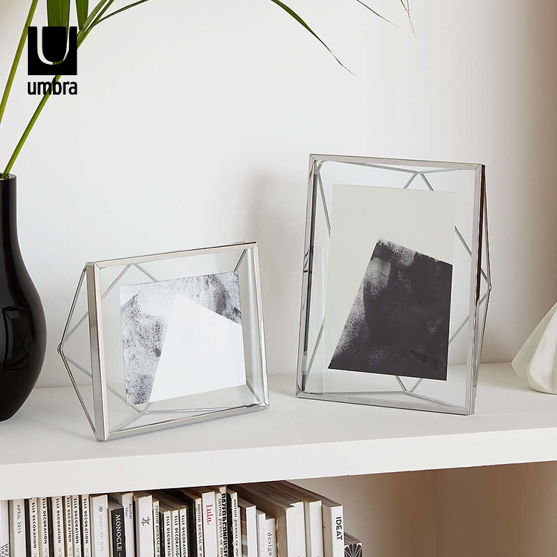 Umbra Creative Photo Frame for Table or Wall Hanging, Crystal Simple 10-Photo Frame, Metal 7 Light Luxury 6inch Nordic A4 Wedding Photos Umbra Creative Photo Frame for Table or Wall Hanging, Crystal Simple 10-Photo Frame, Metal 7 Light Luxury 6inch Nordic A4 Wedding Photos