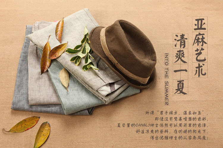 Pantalon droit en chanvre pour printemps - Ref 1477175 Image 3