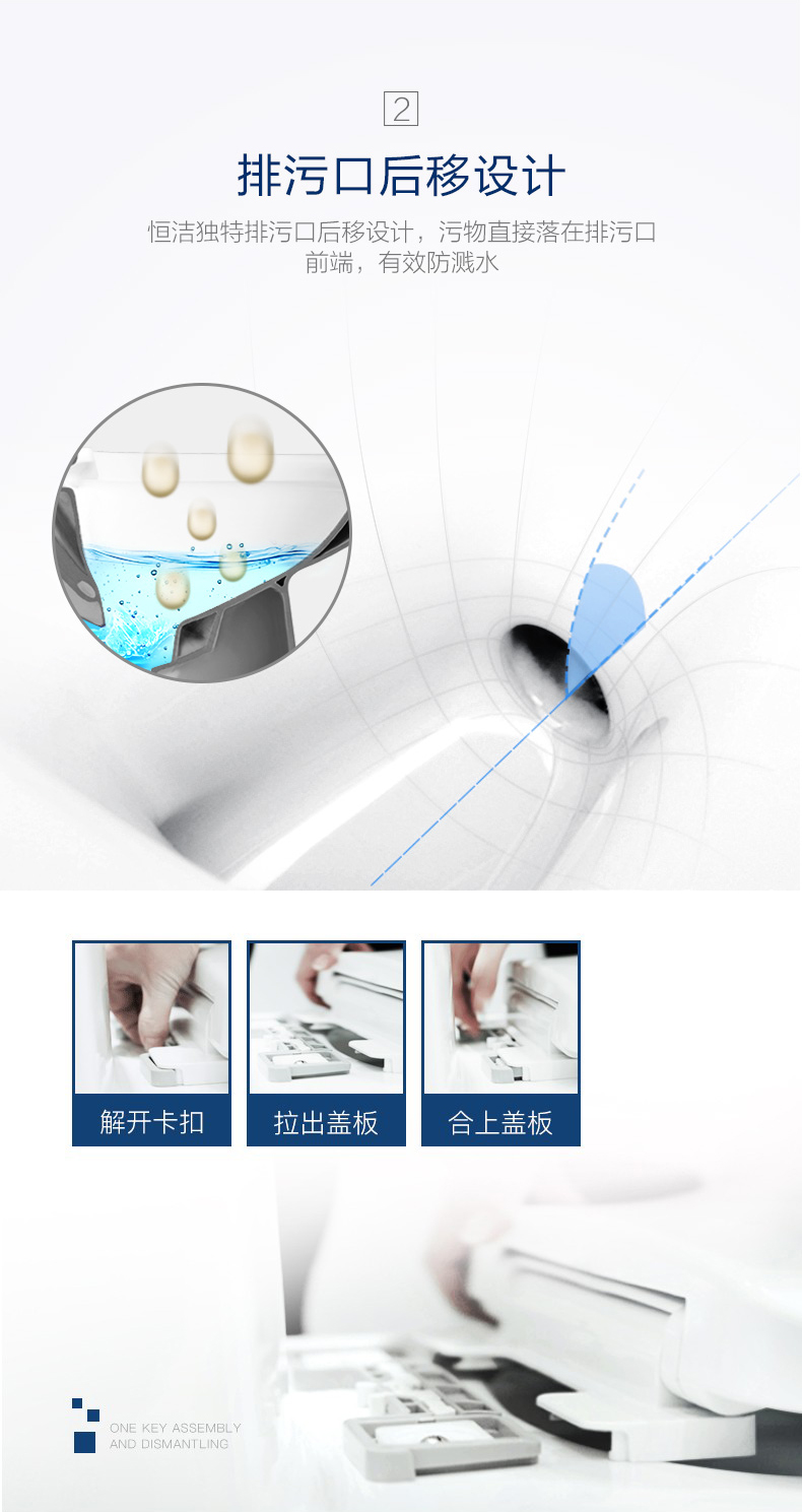 恒洁卫浴 虹吸式抽水马桶 图10