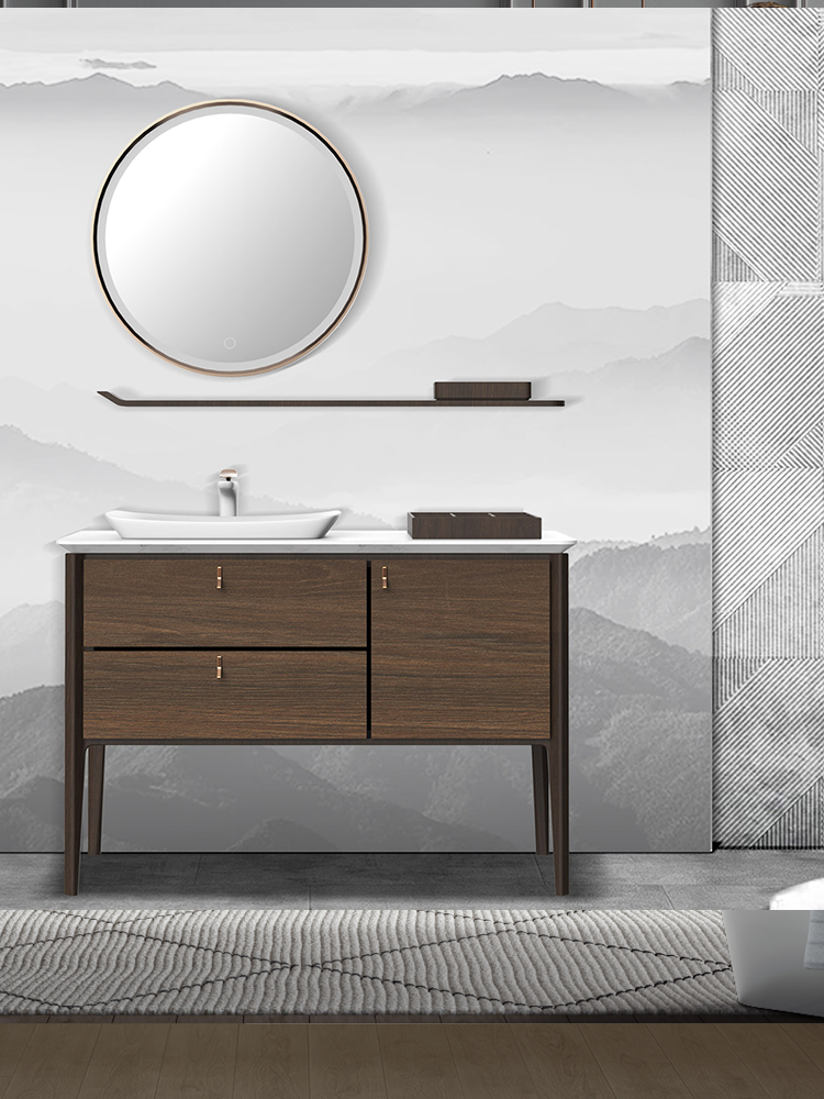 (STORE IDENTICAL) (DELIVERED FIT) HEGII Hengjie HBT106801N-120 true eatery bath room cabinet