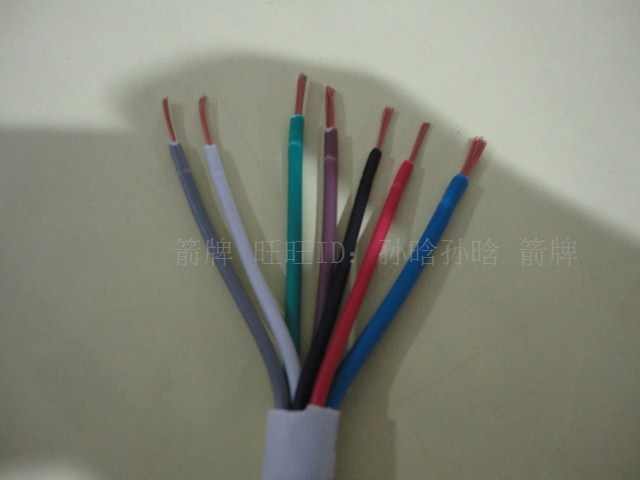 Bath Bath 7 core copper core sheath soft wire control signal line RVV 5 core 6 core 1 square 1 5 square