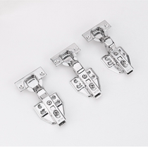 Hinge 304 stainless steel wardrobe combined leaf hydraulic buffer damping turnkey door plane spring hinge