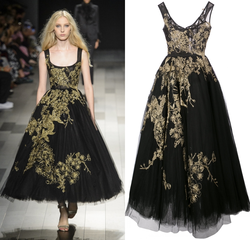 Golden sophisticated long evening dress, mid-length, square neckline, lifting effect Golden sophisticated long evening dress, mid-length, square neckline, lifting effect