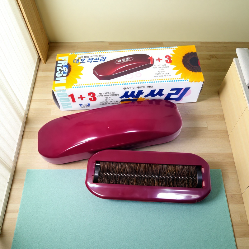 Korean Bed Brush, a Magic Tool for Cleaning Beds, Absorbs Dust and Does Not Stick to Hair, Can Be Washed All Over, Does Not Damage Fabrics, Carpets, Sofas, Dust Removal Cleaning Brush