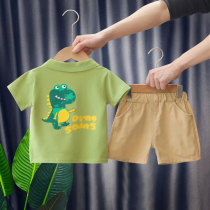 Baby 2020 Summer new 0 clothes 1-2 3 years old childrens suit leisure children two sets childrens clothing boy tide