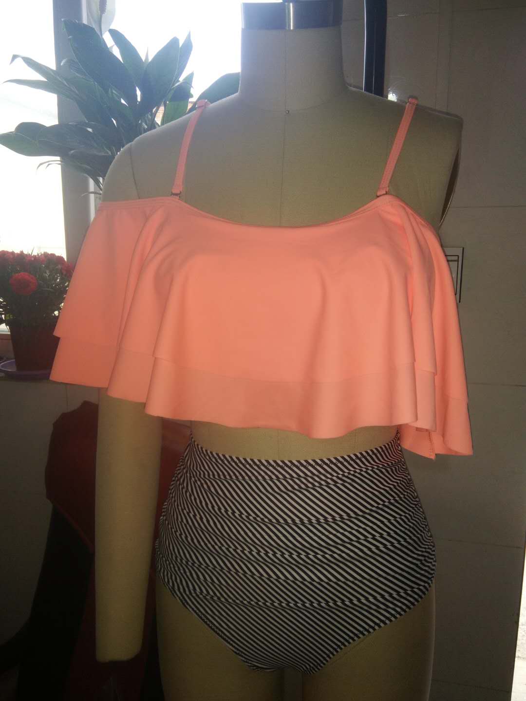 Yusha áo tắm nữ bikini châu Âu và Mỹ áo tắm xù - Bikinis đồ bơi nữ dạng quần váy
