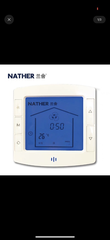 Lanshe Fresh Air System Control Panel Kd-1 Thermostat Wire Controller Fresh Air Fan Control Switch