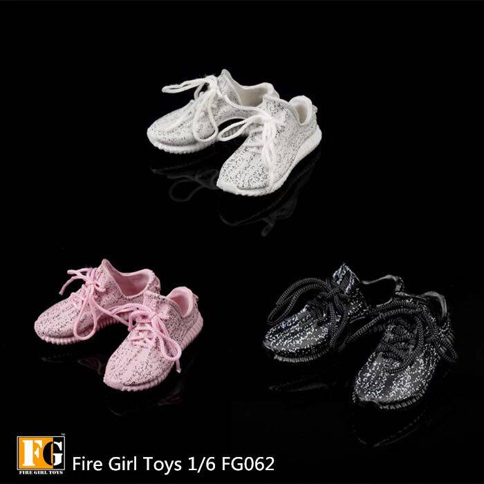 Fire Girl Toys 1 6 FG062 Female Soldiers Occasional Hollow Casual Shoes Sneakers Spot